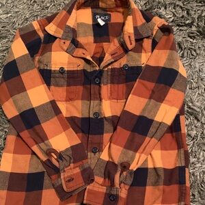 Boys button up flannel